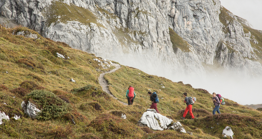 Klettersteig Sulzfluh - Zustieg von Partnun Klettersteig Sulzfluh - Zustieg von Partnun