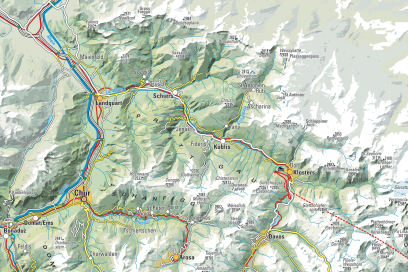 Karte Prättigau
