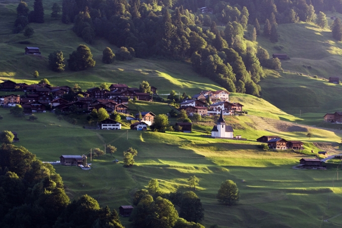 Conters im Abendlicht